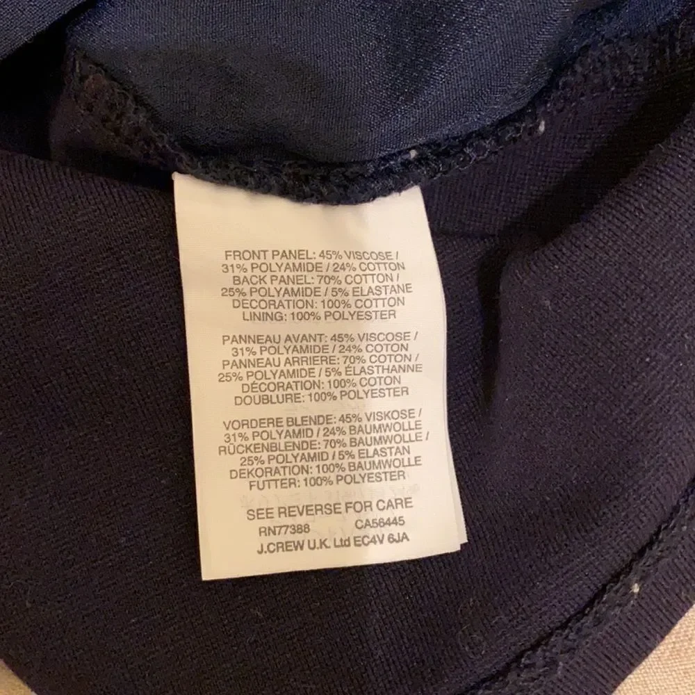 J. Crew Navy Blouse.